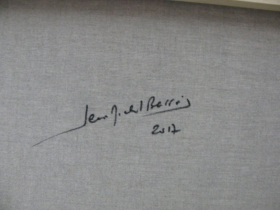 Tableau de JM BARROIS a pour titre  SANS TITRE style abstrait dim : JM BARROISprix:650