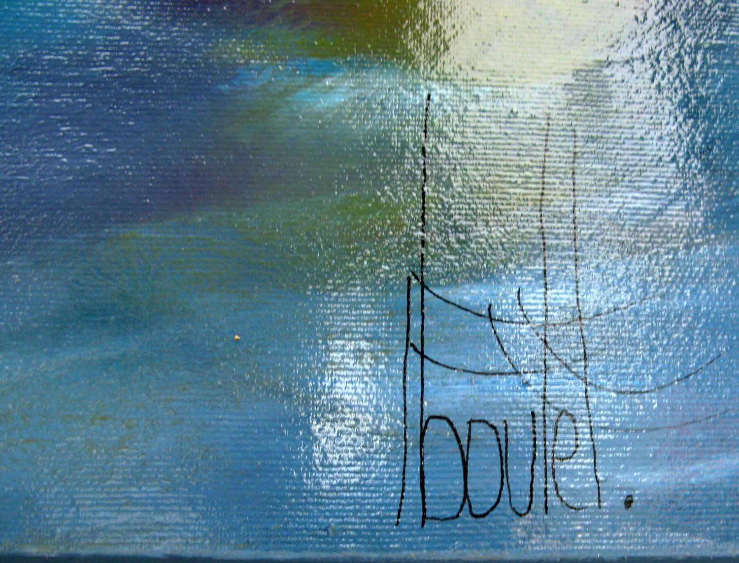 Tableau de F. BOUTET a pour titre  MARINE ABSTRAITE 2024-57 style abstrait dim : F. BOUTETprix:1200