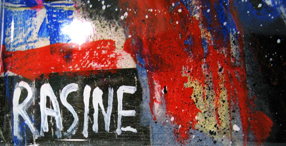 Tableau de THIERRY RASINE a pour titre  YOUNG KING style street pop art, street art dim : THIERRY RASINEprix:1200