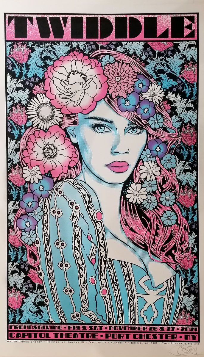 Editions d'art de CHUCK SPERRY a pour titre  TWIDDLE 1 TEST COULEURS style figuratif dim : CHUCK SPERRYprix:600