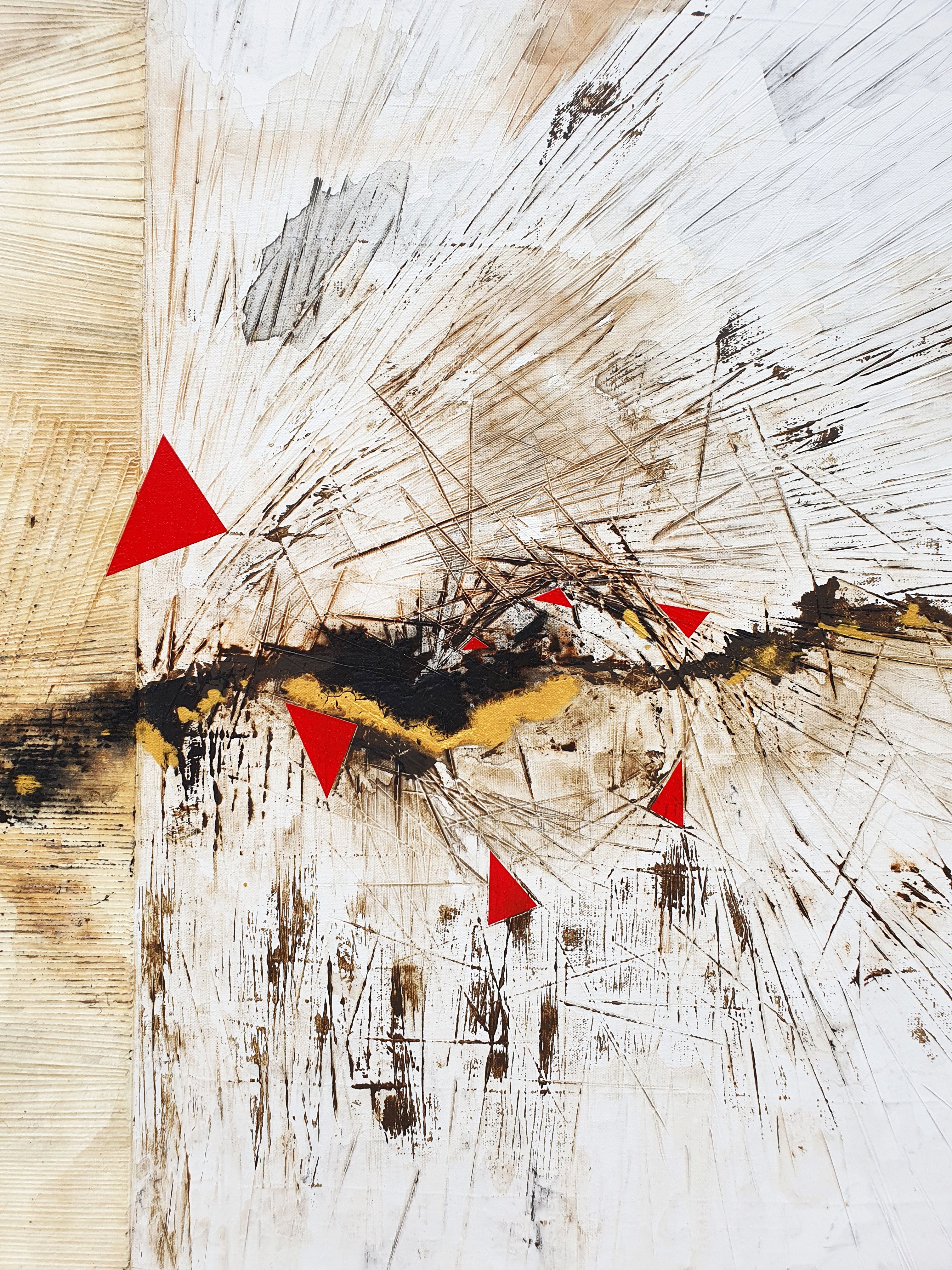 Tableau de LUDOVIC MERCHER a pour titre  TWISTER style abstrait dim : LUDOVIC MERCHERprix:1500