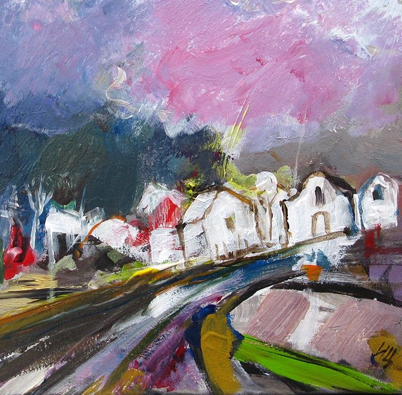 Tableau de IVAN TZONEV a pour titre  Horizon B3 style figuratif dim : IVAN TZONEVprix:160