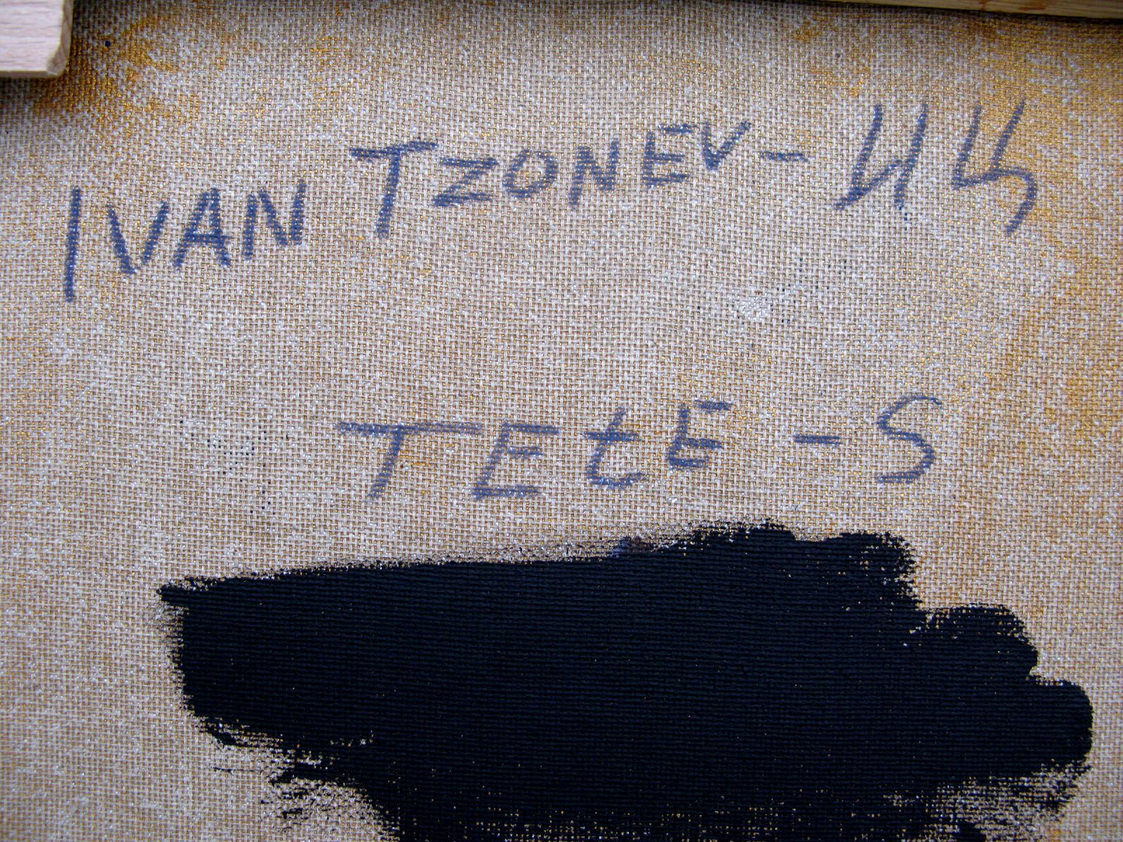 Tableau de IVAN TZONEV a pour titre  Tête-S style figuratif dim : IVAN TZONEVprix:300