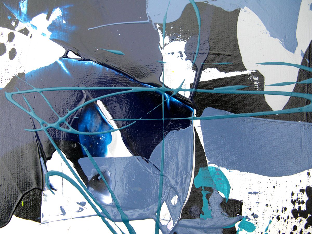 Tableau de CELINE WEBER a pour titre  THE DEEP - 1 style abstrait dim : CELINE WEBERprix:160