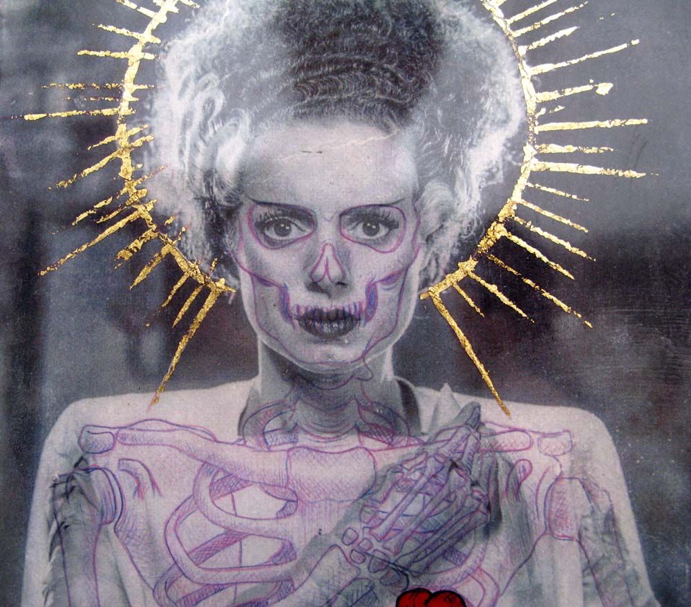 Editions d'art de Carlos Olmo a pour titre  The bride of frankenstein style figuratif dim : Carlos Olmoprix:400