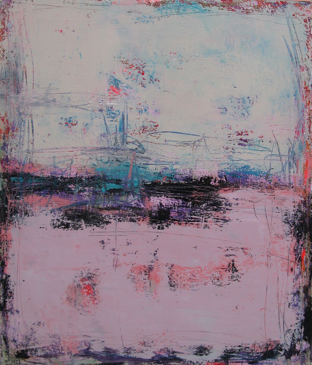 Tableau de TANIA CARRARA a pour titre  Nuances Pastels style abstrait dim : TANIA CARRARAprix:950