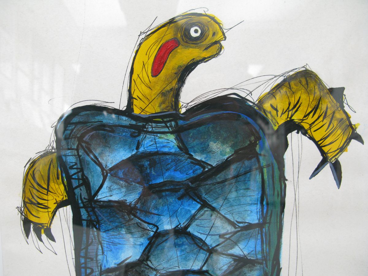 Dessin de Daniel De POLIGNAC a pour titre  Tortue style graphique dim : Daniel De POLIGNACprix:400