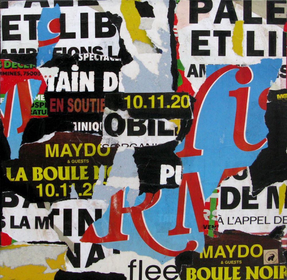 Tableau de PODKOL a pour titre  Urbanité style street art dim : PODKOLprix:140