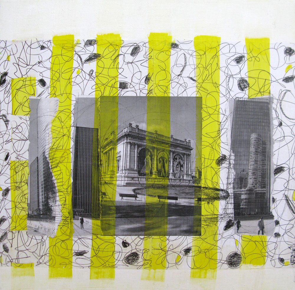 Tableau de VEROE a pour titre  PALAIS GALLIERA style figuratif dim : VEROEprix:180