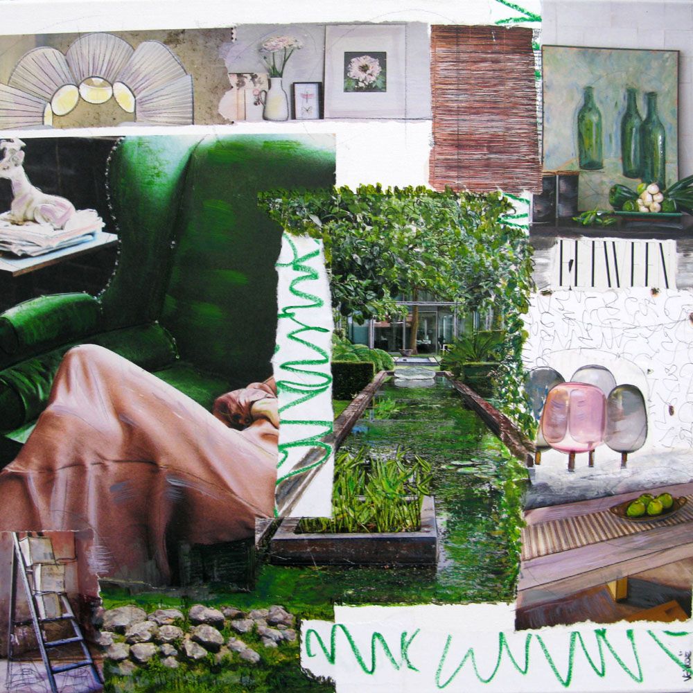 Tableau de VEROE a pour titre  TRANQUILITÉ style figuratif dim : VEROEprix: