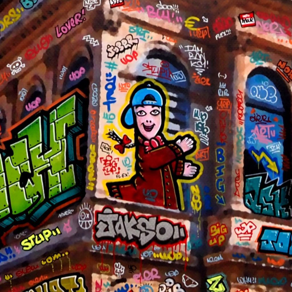 Editions d'art de BLACH a pour titre  VIC  Lyon Opéra Allstars style graffiti, street art dim : BLACHprix:120