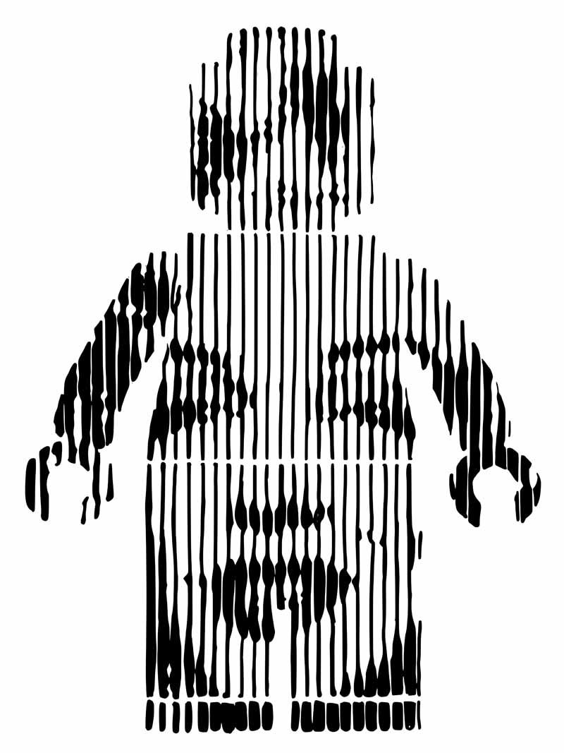 Editions d'art de WAWAPOD a pour titre  LEGO MONROE style street pop art, graphique dim : WAWAPODprix:50