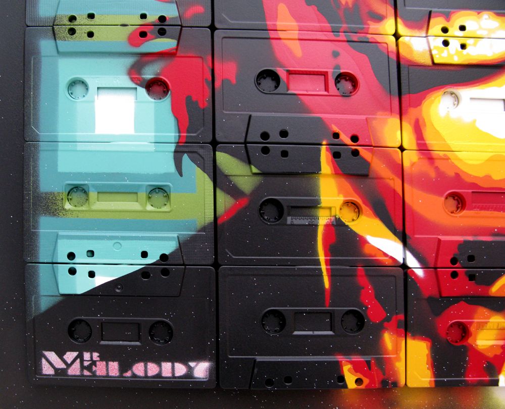 Tableau de MR MELODY a pour titre  ANGUS style street pop art, street art dim : MR MELODYprix:850