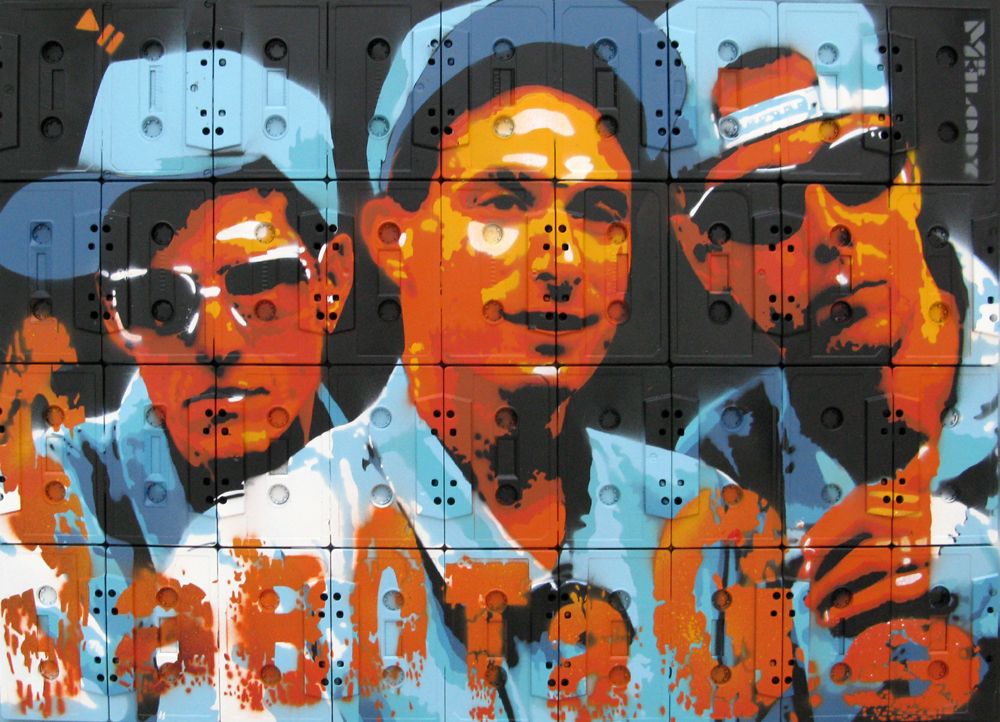 Tableau de MR MELODY a pour titre  B.BOYS style street pop art, street art dim : MR MELODYprix:550