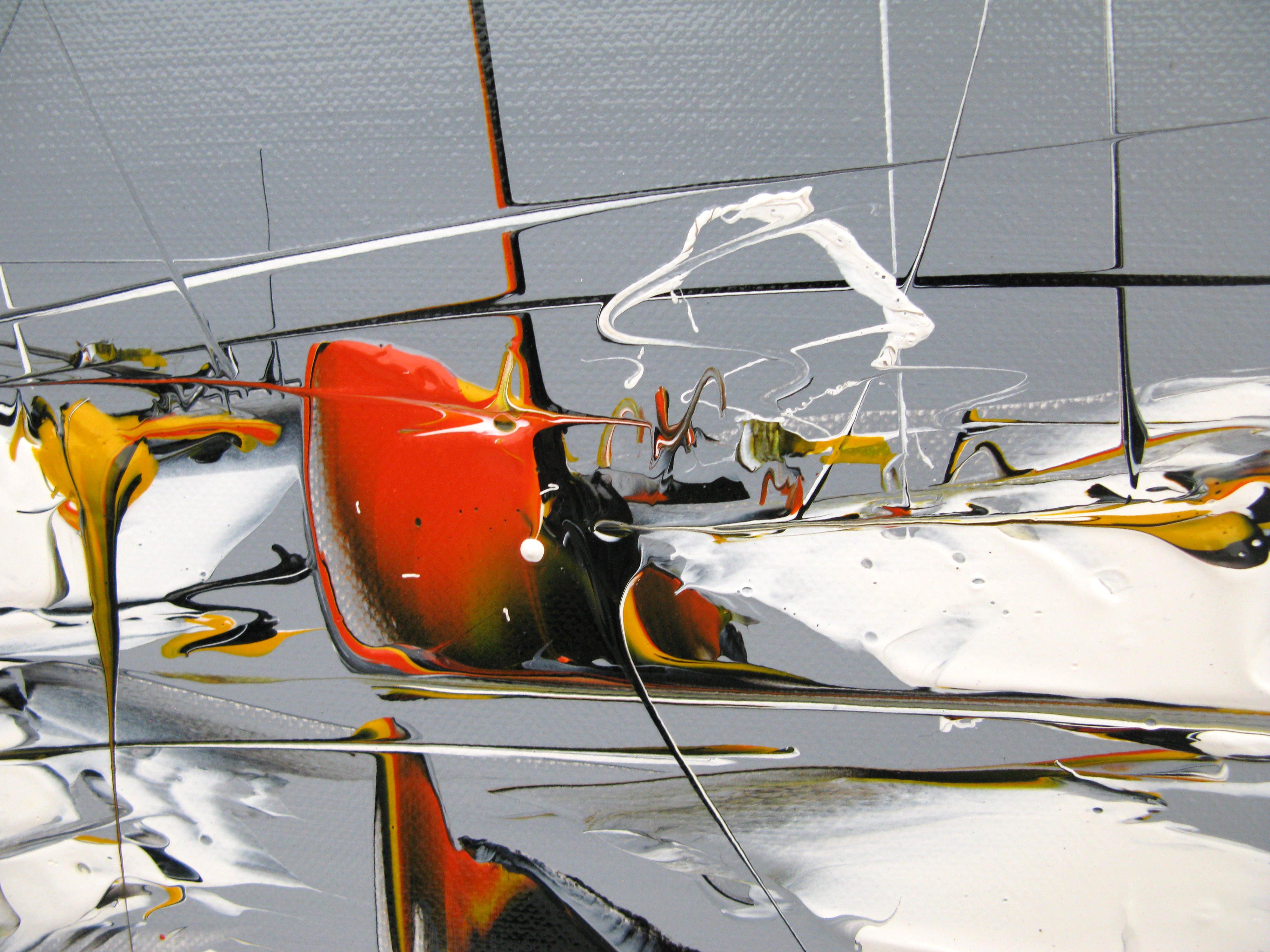 Tableau de F. BOUTET a pour titre  MARINE ABSTRAITE 2023-28 style abstrait dim : F. BOUTETprix:300