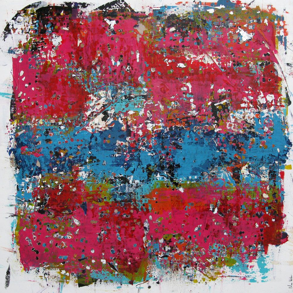 Tableau de CELINE WEBER a pour titre  STONE JASPE style abstrait dim : CELINE WEBERprix:1150