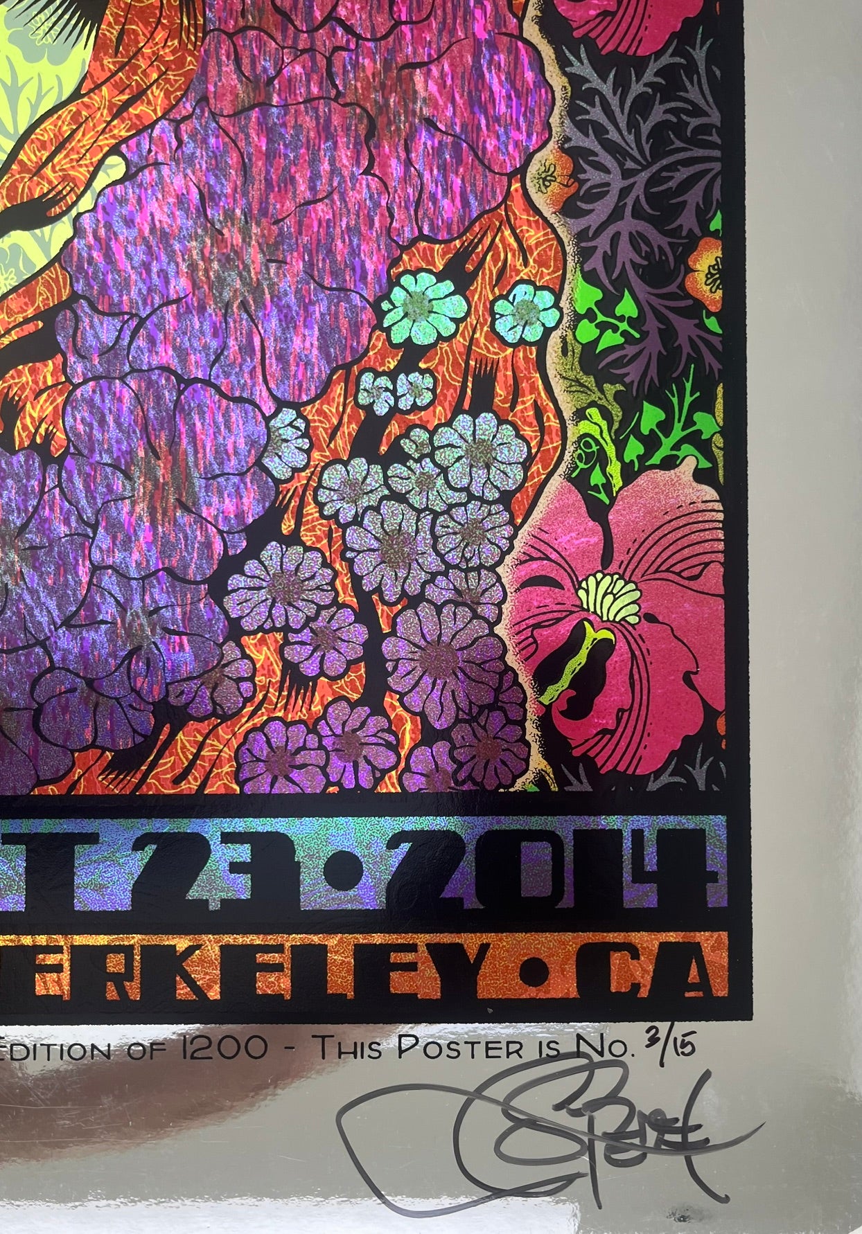 DAVE MATTHEWS BAND BERKELEY mirror foil AP