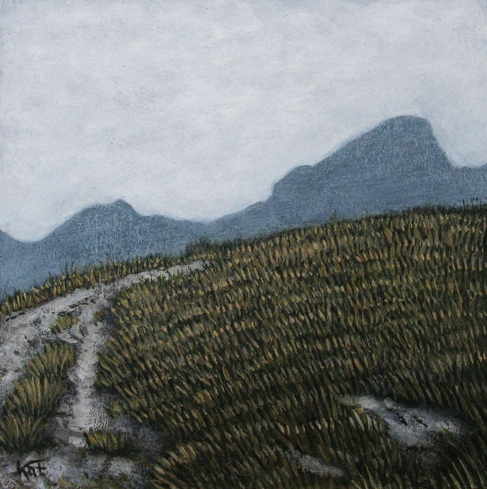 Dessin figuratif petit format Sans titre 45 – KATSUKO KUROYA – 15 × 15 cm