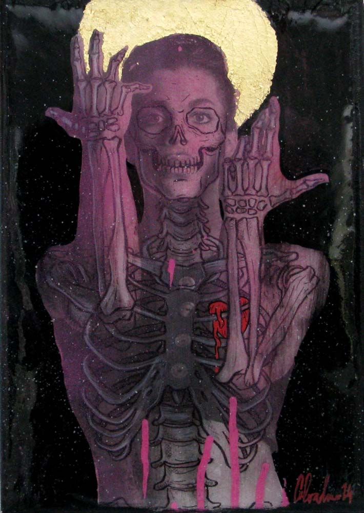 Estampe figuratif petit format Prince – Carlos Olmo – 19 × 27 cm