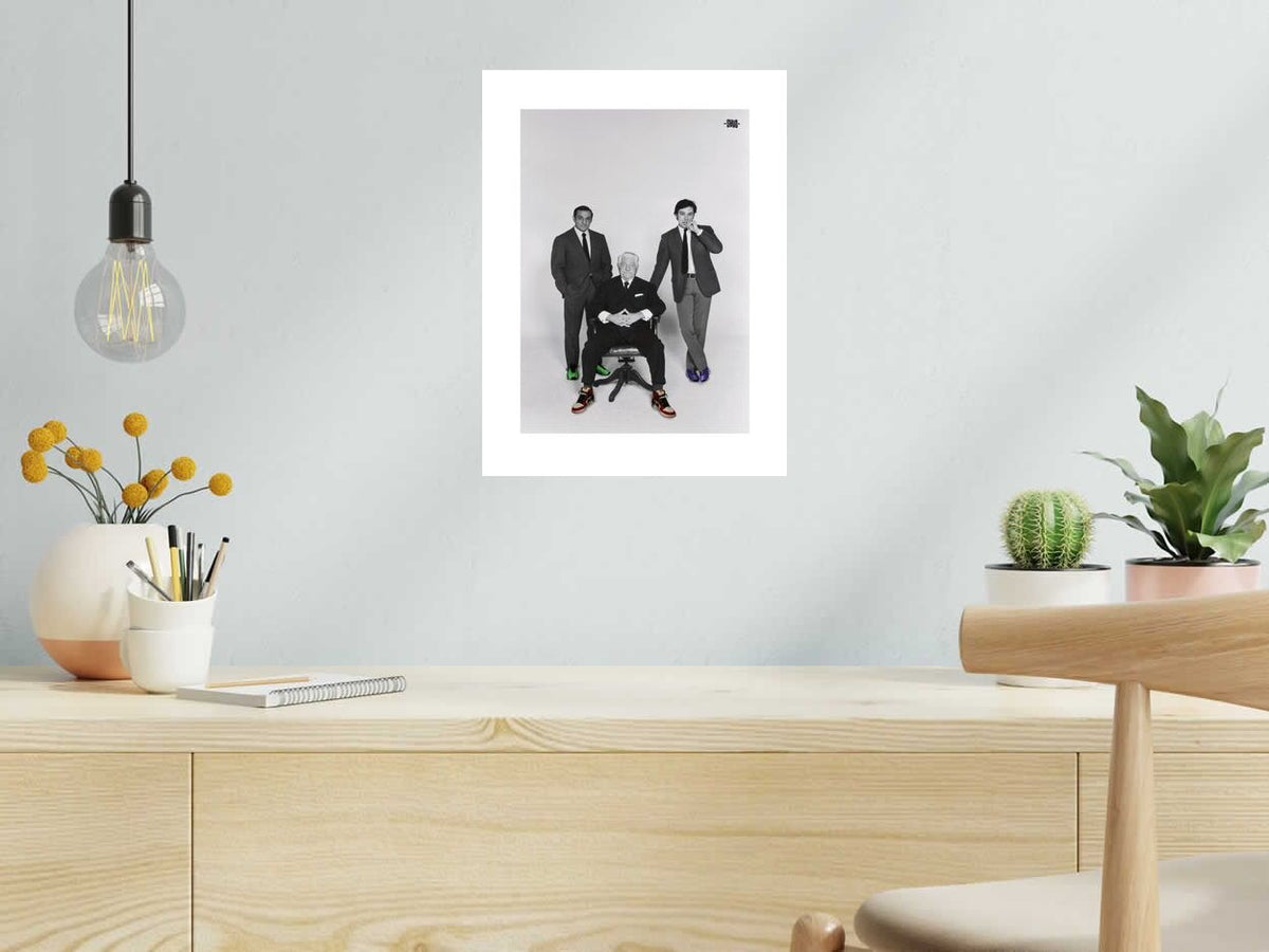 Estampe Les Siciliens de SHUZ dans un intérieur – 40 × 30 cm
