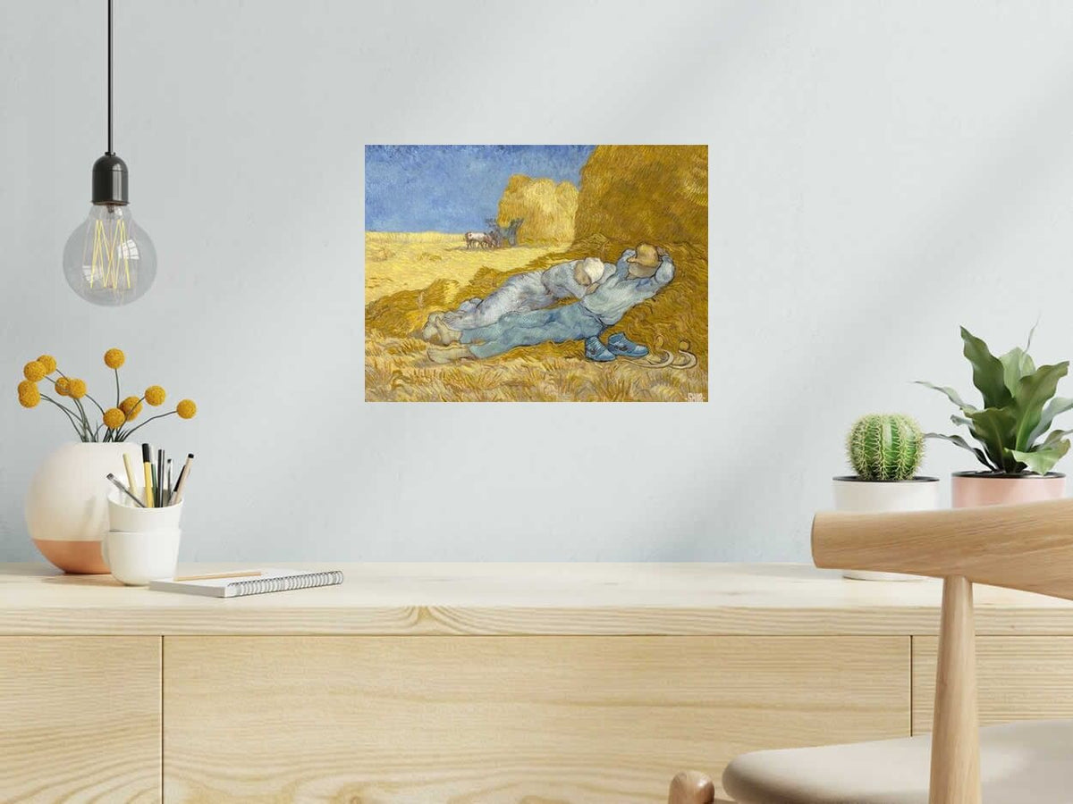 Estampe VAN GOGH X JORDAN de SHUZ dans un intérieur – 40 × 30 cm
