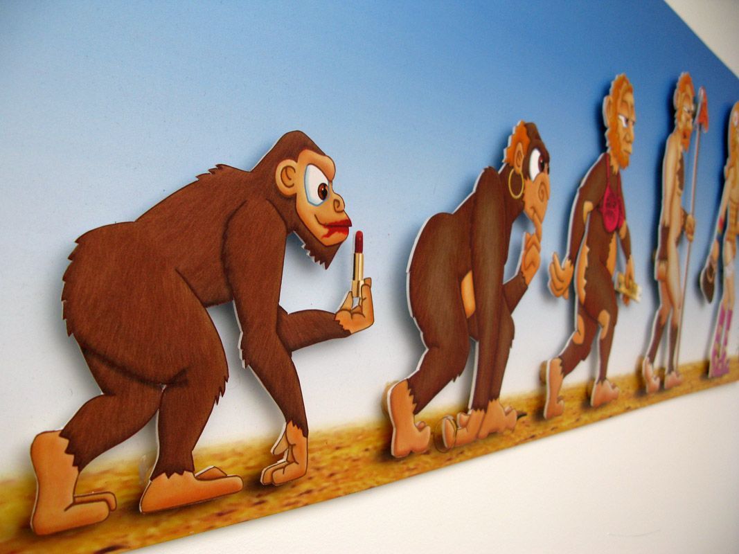 Tableau de L'ARTISTE PITRE a pour titre  Evolution style figuratif, graphique dim : L'ARTISTE PITREprix:1560