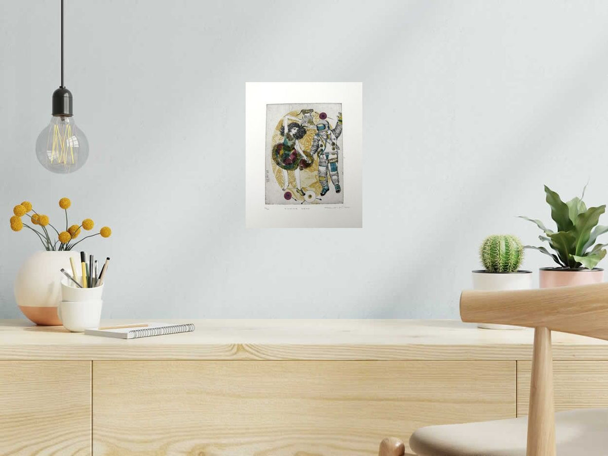 Gravure FINDING NEMO de ATSUKO ISHII dans un intérieur – 30 × 24 cm