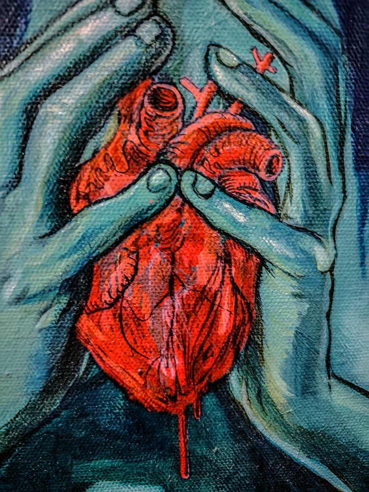 Editions d'art de Carlos Olmo a pour titre  Heartless style figuratif dim : Carlos Olmoprix:900