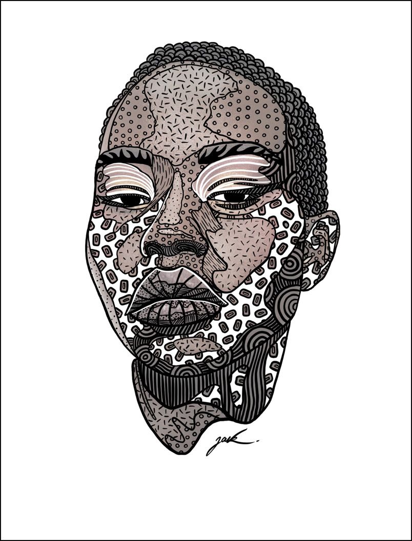 Editions d'art de JACK JACQUOT a pour titre  Sans titre 3 style figuratif, graphique dim : JACK JACQUOTprix:40