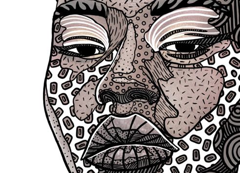 Editions d'art de JACK JACQUOT a pour titre  Sans titre 3 style figuratif, graphique dim : JACK JACQUOTprix:40