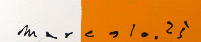 Tableau de MARCELLO CID SAINT JEAN a pour titre  Le monde imaginaire style abstrait dim : MARCELLO CID SAINT JEANprix:850