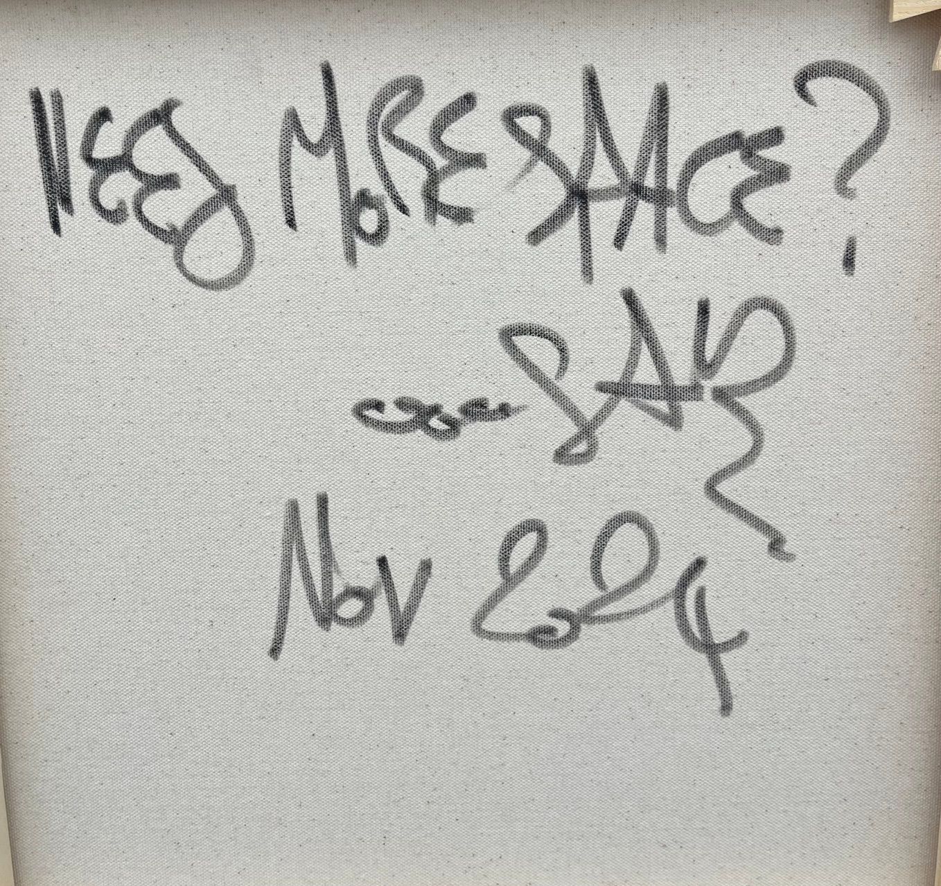 Tableau de RICO SAB a pour titre  Need more Space style street pop art, street art dim : RICO SABprix:600