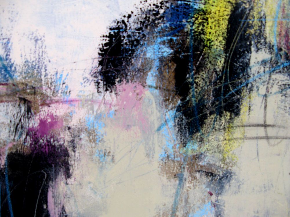 Tableau de TANIA CARRARA a pour titre  Nuances de Printemps style abstrait dim : TANIA CARRARAprix:1100