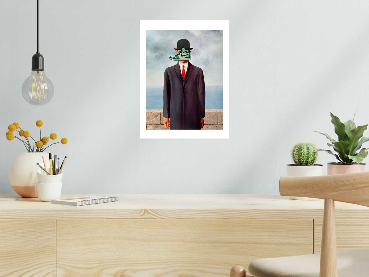 Editions d'art de SHUZ a pour titre  Comme le_Pied Au Milieu De La Figure style figuratif dim : SHUZprix:40