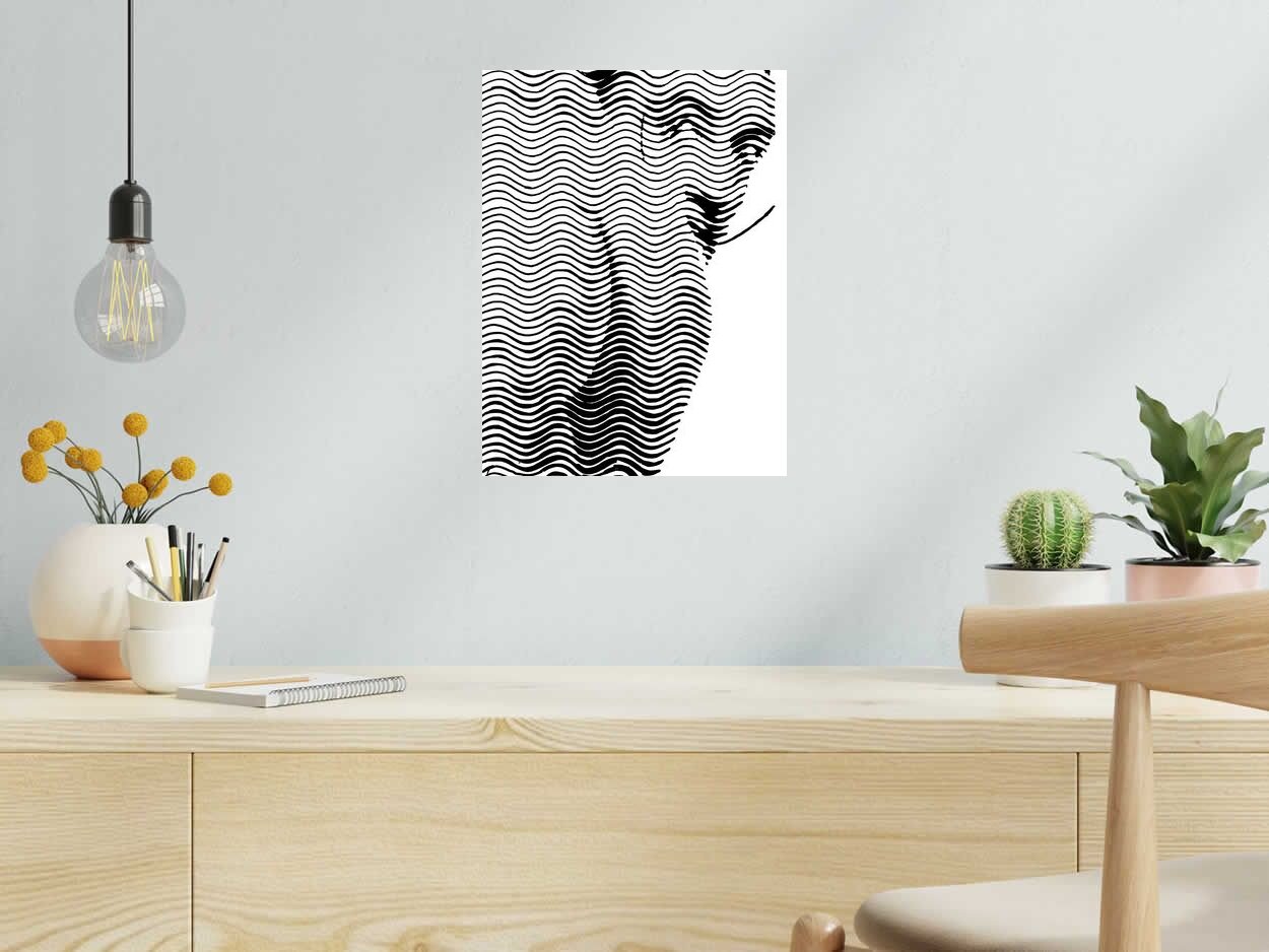 Editions d'art de WAWAPOD a pour titre  DALI style street pop art, graphique dim : WAWAPODprix:50