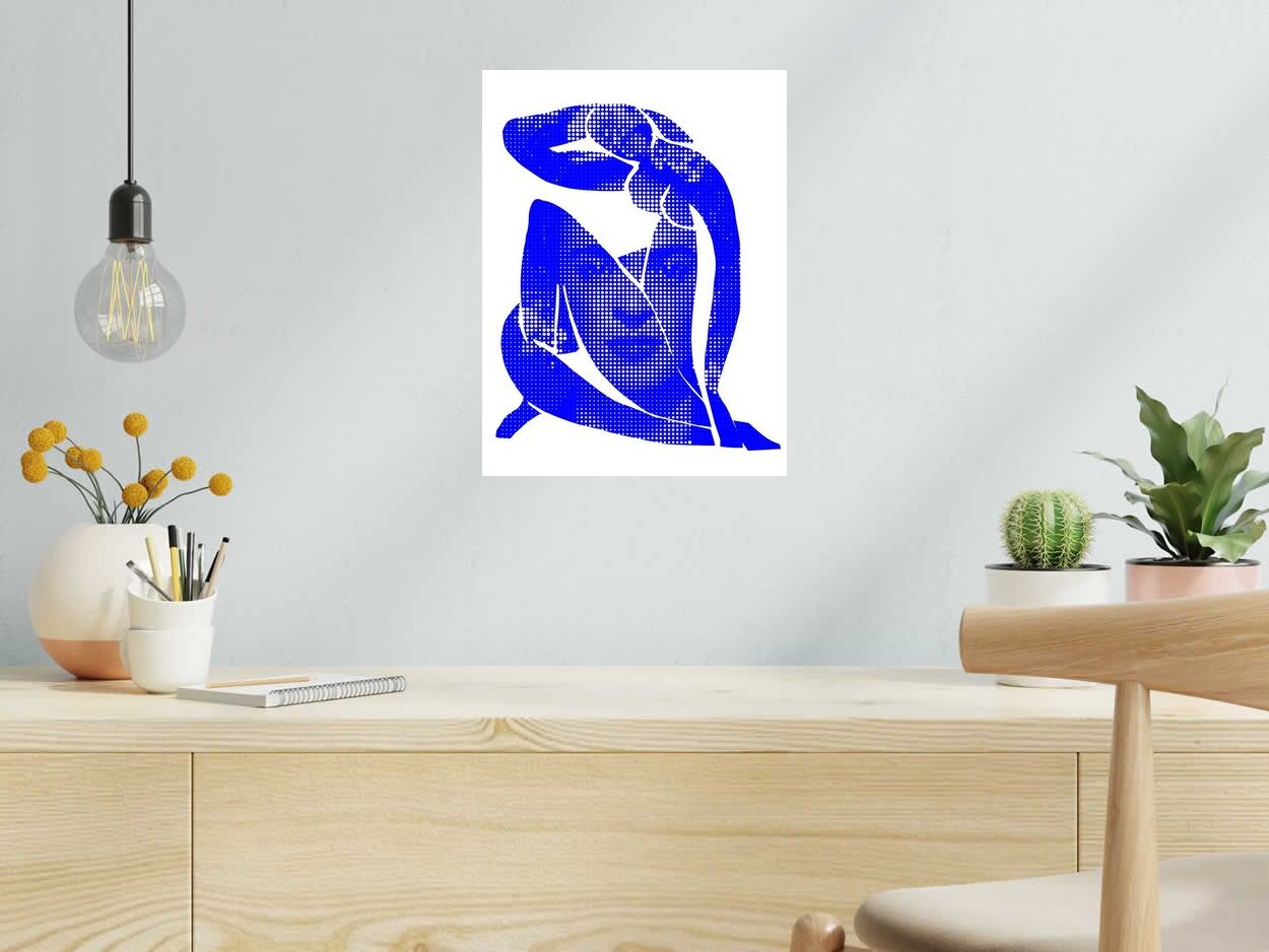 Editions d'art de WAWAPOD a pour titre  FRIDA MATISSE style street pop art, graphique dim : WAWAPODprix:50