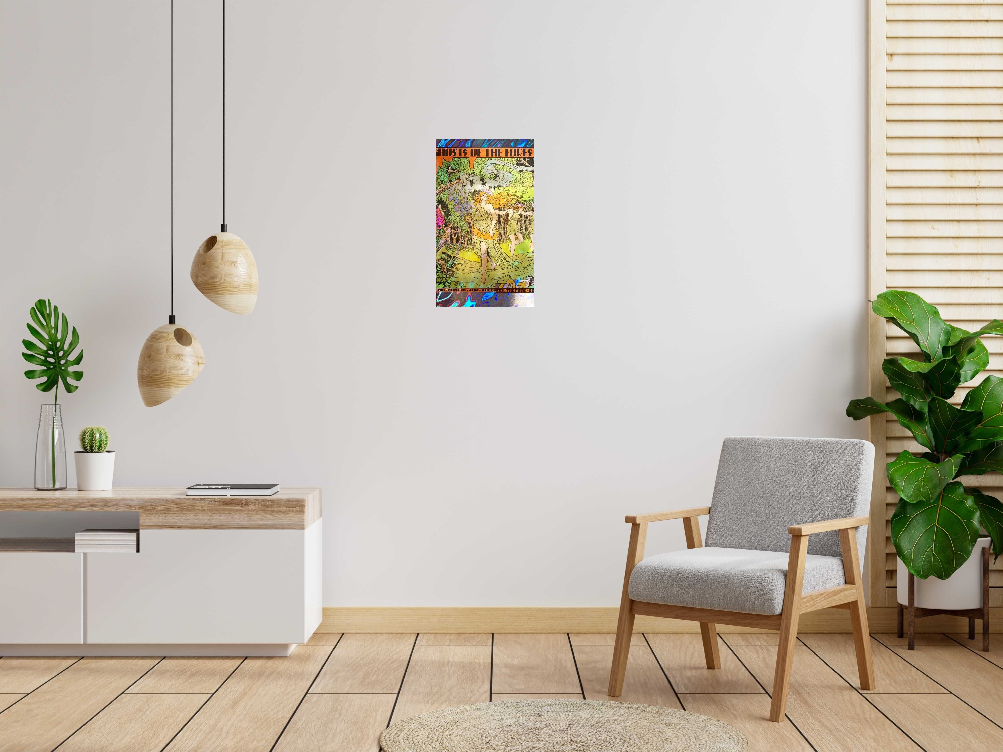 Editions d'art de CHUCK SPERRY a pour titre  GHOSTS OF THE FOREST LAVA style figuratif dim : CHUCK SPERRYprix:500