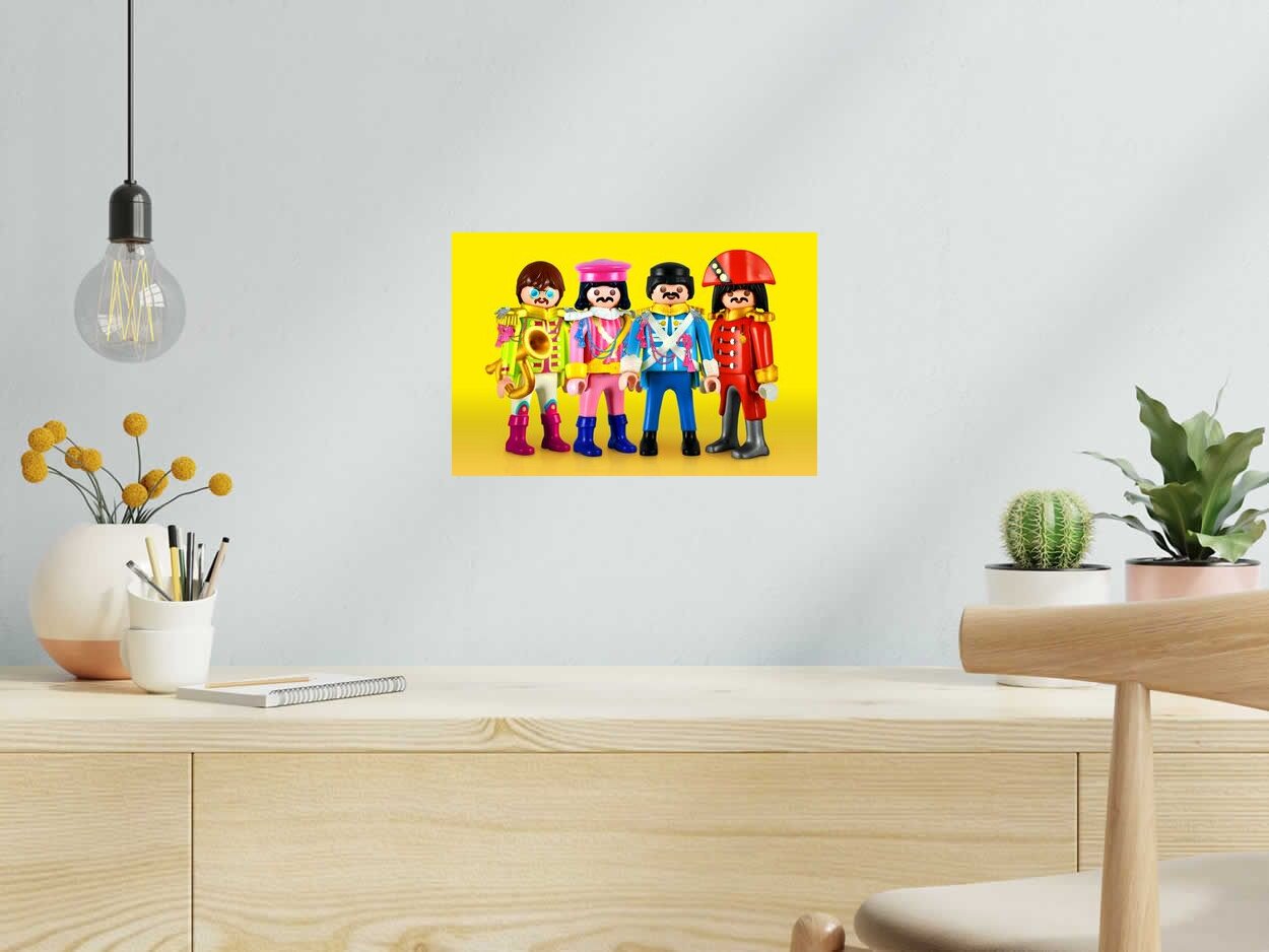 Photo de RICHARD UNGLIK a pour titre  SERGENT PEPPER style street pop art dim : RICHARD UNGLIKprix:60