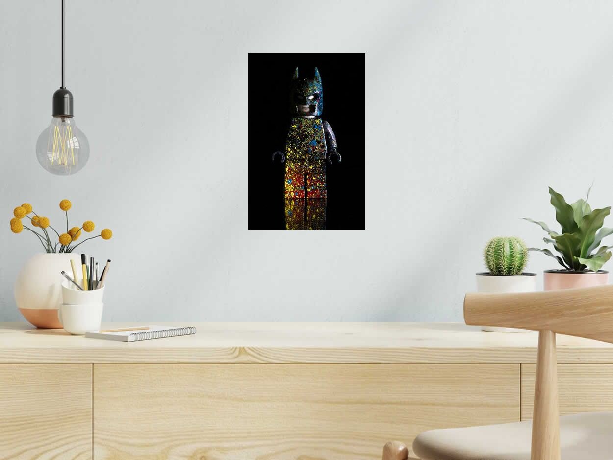 Photo de SAMSOFY a pour titre  BATMAN SPLASH style street pop art dim : SAMSOFYprix:60