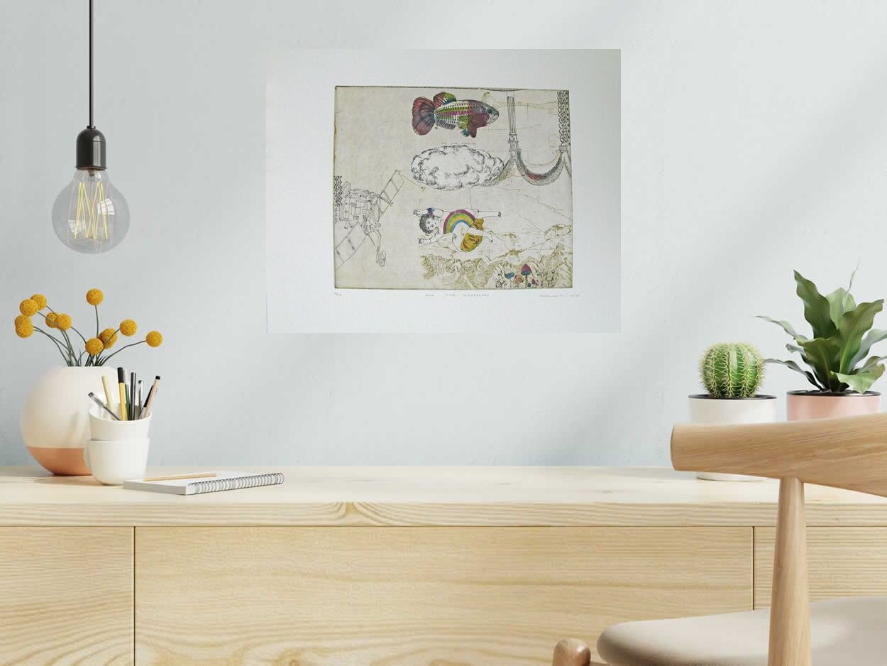 Editions d'art de ATSUKO ISHII a pour titre  HOW TIME DISAPPEARS style figuratif dim : ATSUKO ISHIIprix:250