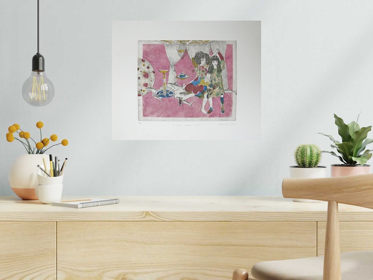 Editions d'art de ATSUKO ISHII a pour titre  IT COULD HAPPEN TO YOU style figuratif dim : ATSUKO ISHIIprix:250