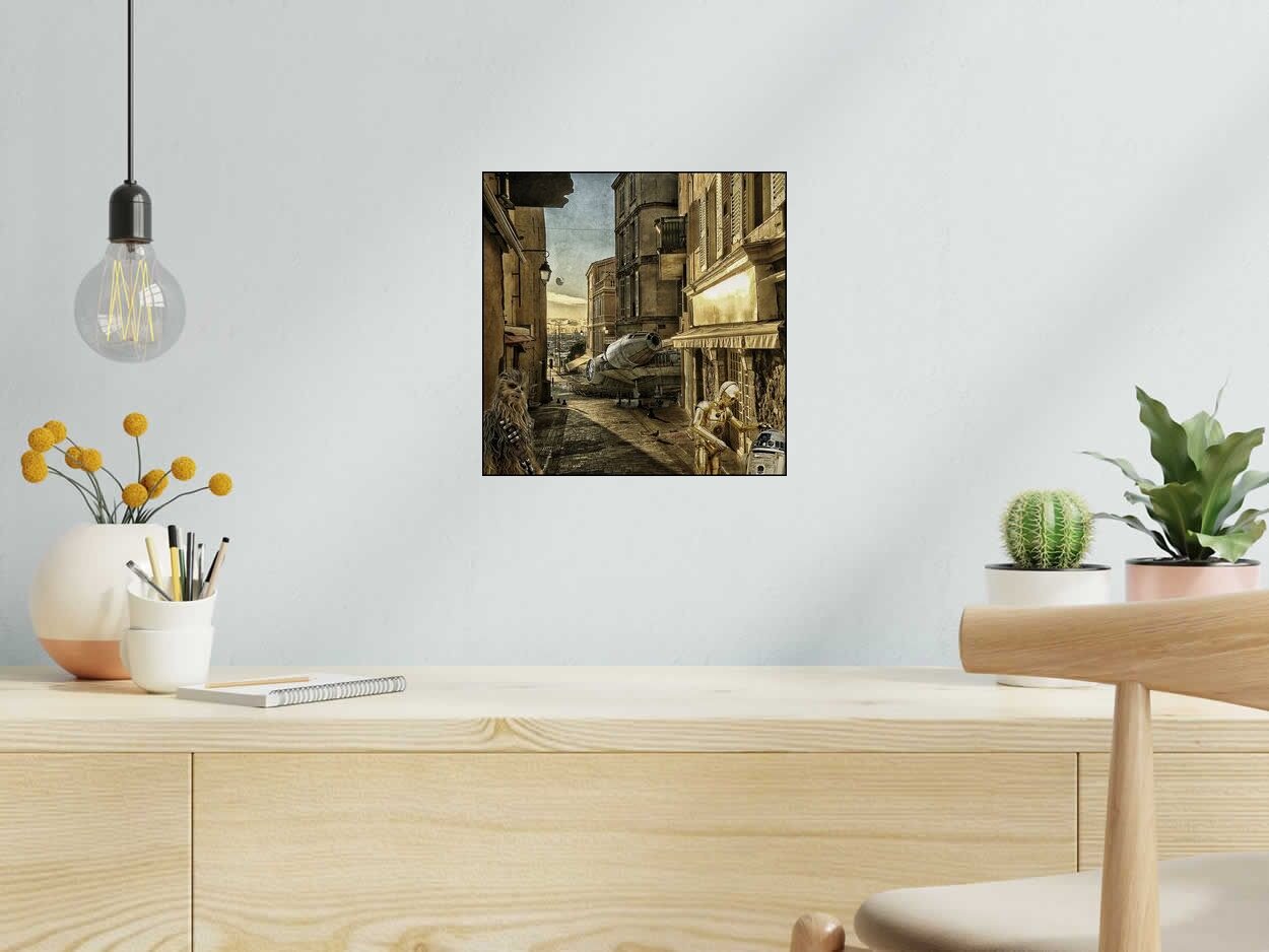 Editions d'art de OliR a pour titre  CANNES WARS style grapique, figurative dim : OliRprix:50