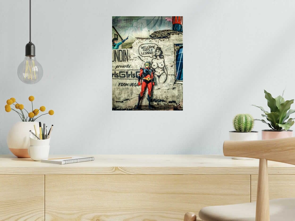 Editions d'art de OliR a pour titre  Goldo party time style grapique, figurative dim : OliRprix:70