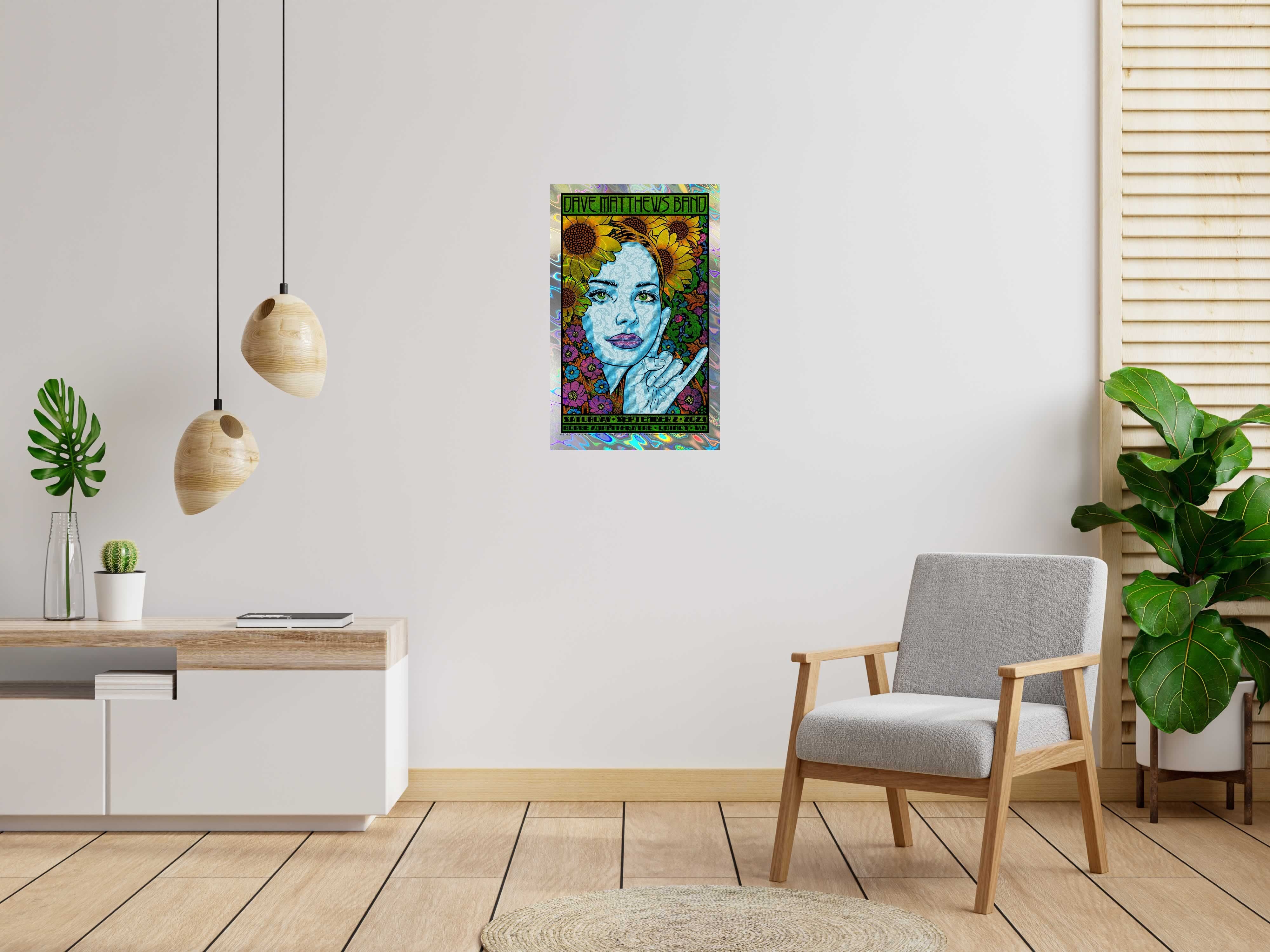 Editions d'art de CHUCK SPERRY a pour titre  DAVE MATTHEWS BAND BACCHANTE LAVA style figuratif dim : CHUCK SPERRYprix:750