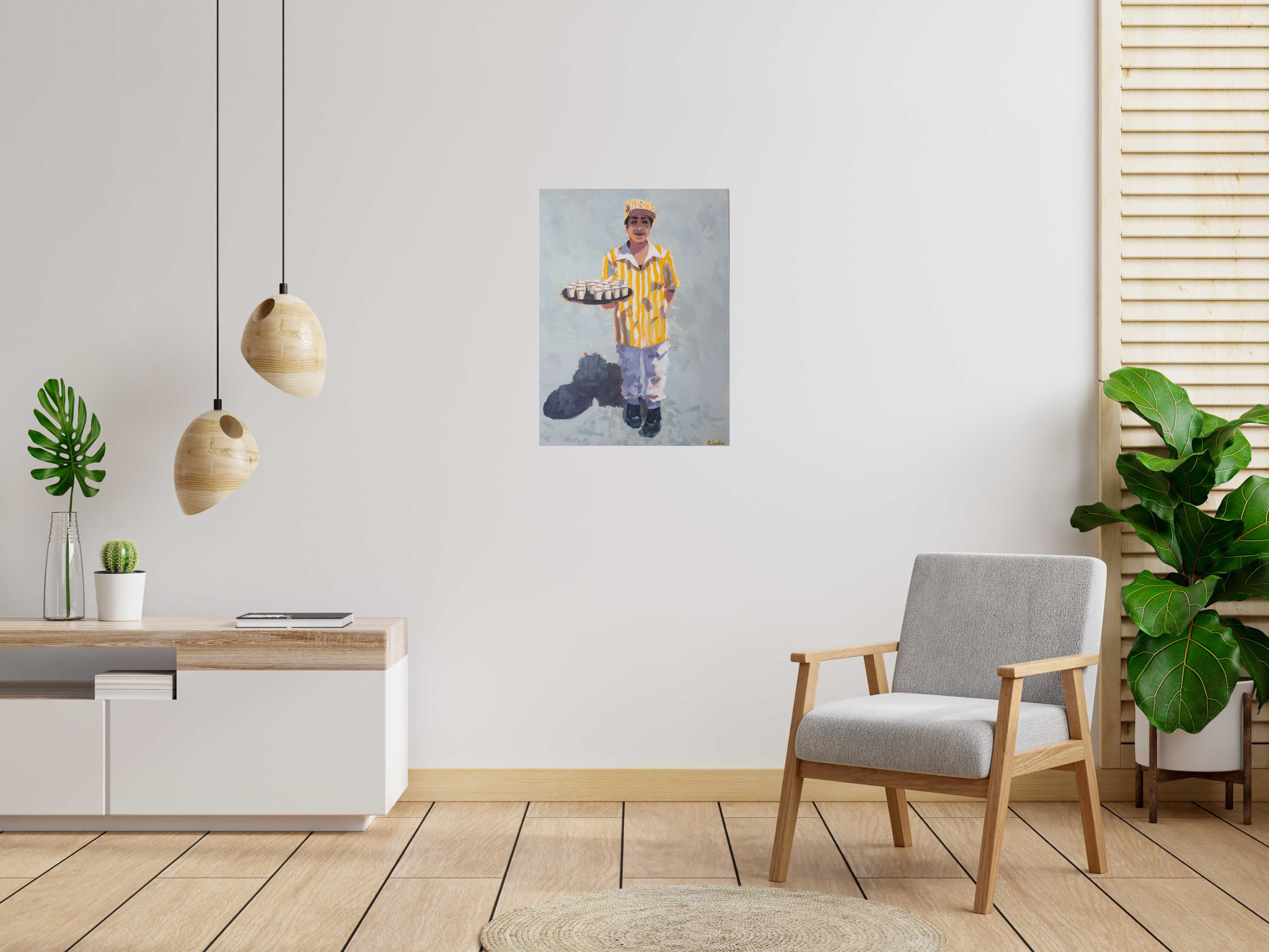 Tableau de HEATON RUDYARD a pour titre  Echantillon style figuratif dim : HEATON RUDYARDprix:750