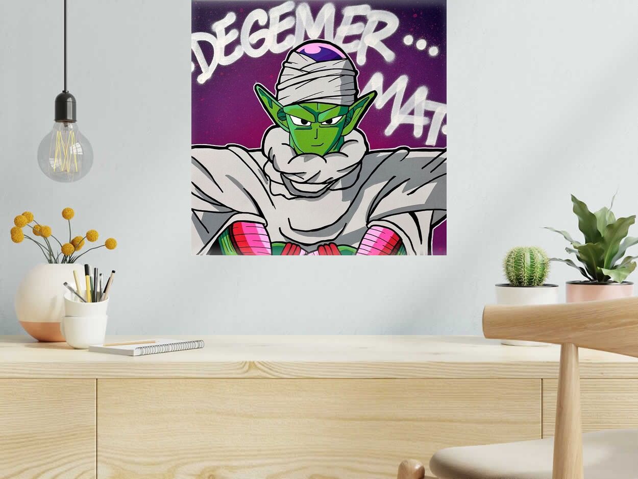Tableau de KENY a pour titre  DEMETER MAT style graffiti, street art dim : KENYprix:300