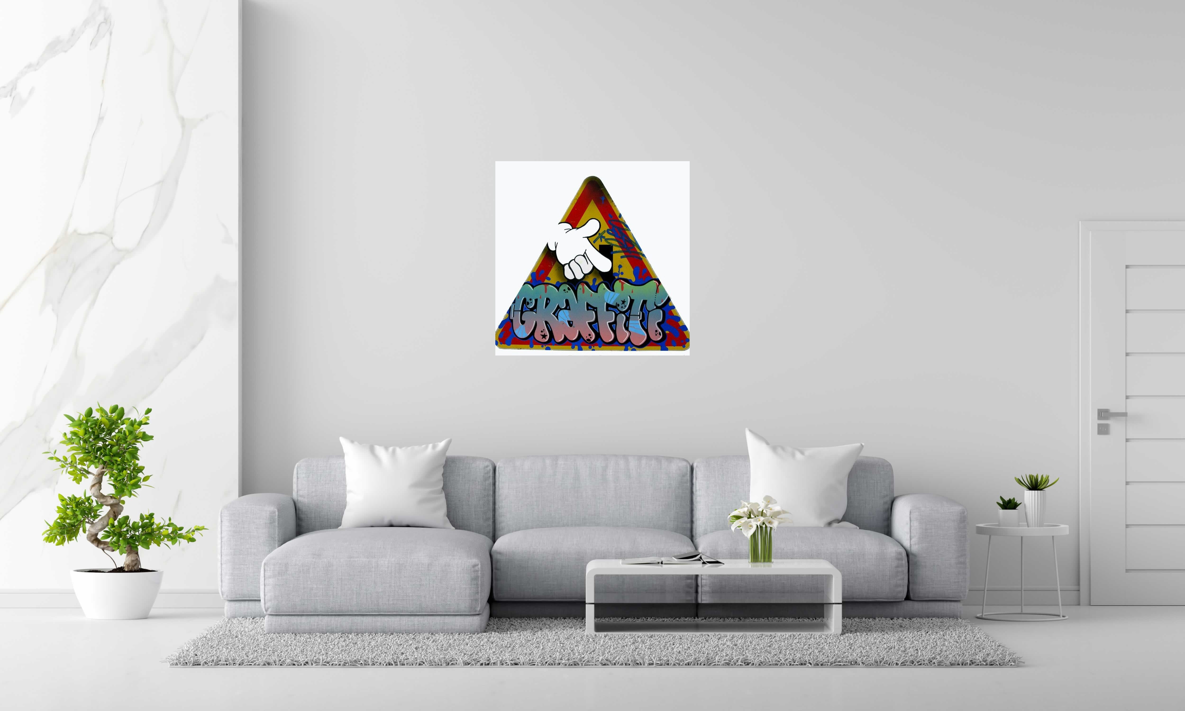 Tableau de KENY a pour titre  Paris Barbes style graffiti, street art dim : KENYprix:400