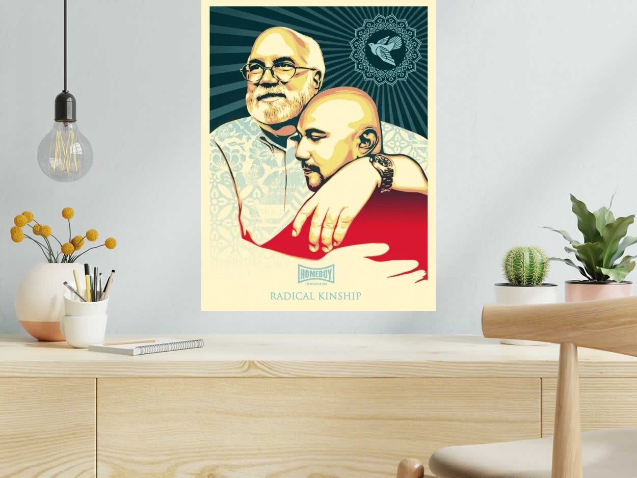 Editions d'art de OBEY : SHEPARD FAIREY  a pour titre  Radical kinship style street pop art dim : OBEY : SHEPARD FAIREY prix:500
