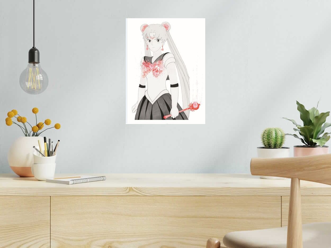Editions d'art de CAMILLE POLI a pour titre  SAILOR FLOWER style figuratif, graphique dim : CAMILLE POLIprix:90