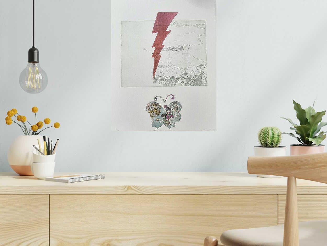 Editions d'art de ATSUKO ISHII a pour titre  AT THE VERY BEGINNING style figuratif dim : ATSUKO ISHIIprix:250